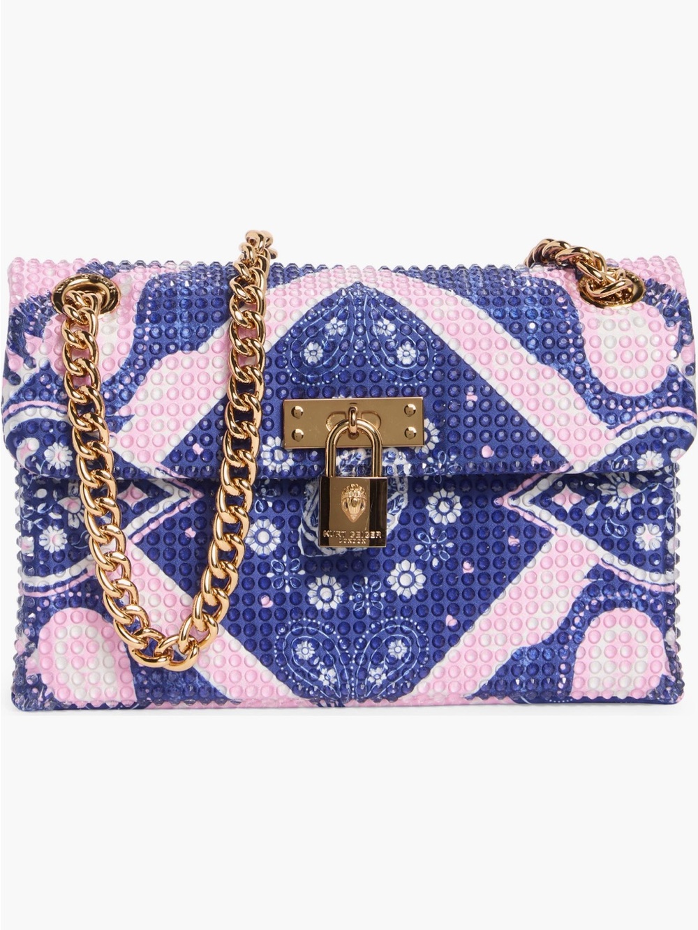 Kurt Geiger London Crystal Fabric Mini Brixton Crossbody Bag - NWT Paisley